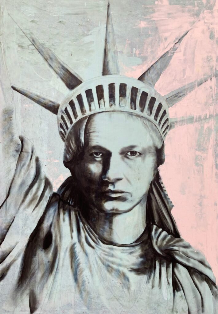 liberty is not a statue Bild Acryl von André Kramer